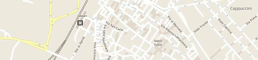 Mappa della impresa sechi francesco a SASSARI
