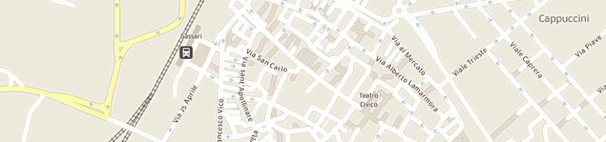 Mappa della impresa vallebella assicurazioni sas a SASSARI