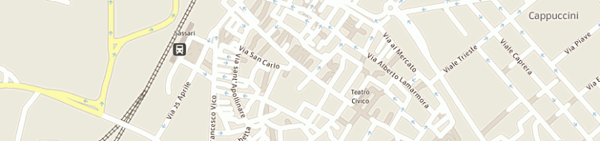 Mappa della impresa becciu romano salvatore a SASSARI