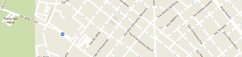 Mappa della impresa lorenzoni giovanni maria a SASSARI