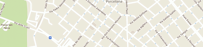 Mappa della impresa sanimed di claudia ruttino a SASSARI