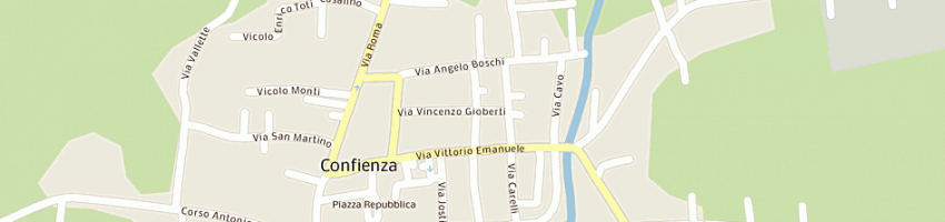Mappa della impresa bruno giancarlo a CONFIENZA