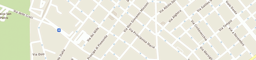 Mappa della impresa faby's burger di onali nicolina a SASSARI
