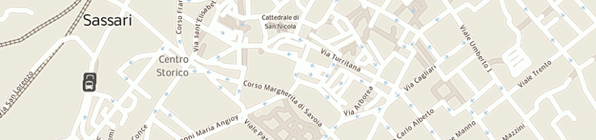 Mappa della impresa piredda mario a SASSARI