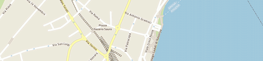 Mappa della impresa filatelia fil - numis a ARONA