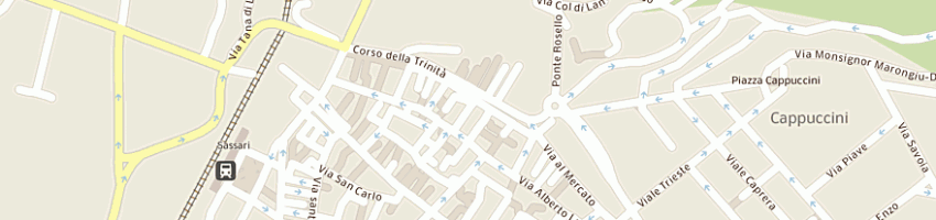 Mappa della impresa pizzeria da luisella a SASSARI