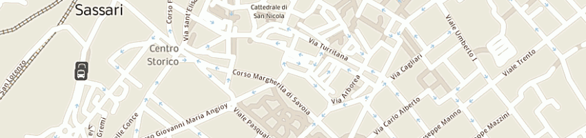 Mappa della impresa onoranze funebri sechi sas di agus gian carlo bruno a SASSARI