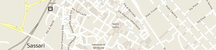 Mappa della impresa gelateria ligure a SASSARI