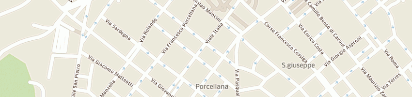 Mappa della impresa attivita' commerciali srl a SASSARI