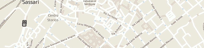 Mappa della impresa usai tomaso luigi a SASSARI