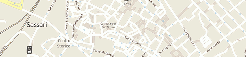 Mappa della impresa soam di spada lucia a SASSARI