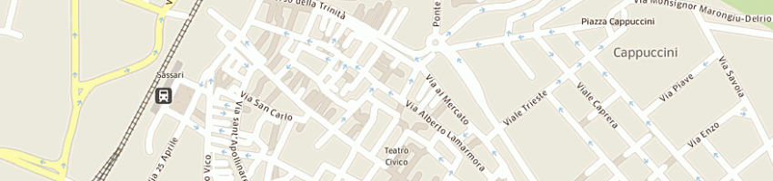 Mappa della impresa mortello salvatorica a SASSARI