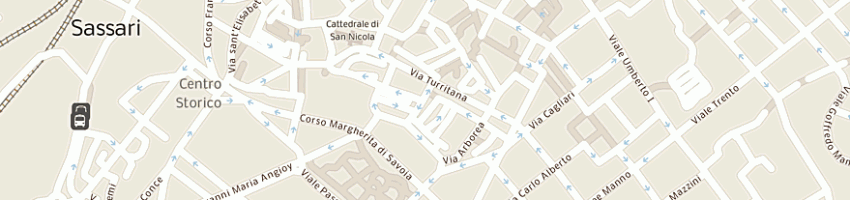Mappa della impresa basoli a SASSARI