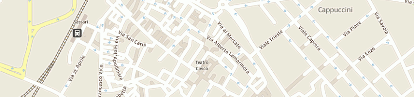 Mappa della impresa trattoria l'assassino di micheletti a SASSARI