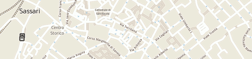 Mappa della impresa moro giacomina a SASSARI