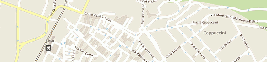 Mappa della impresa sanna tullio a SASSARI