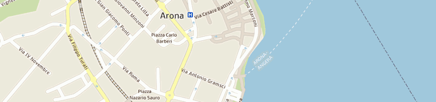 Mappa della impresa albera mario a ARONA