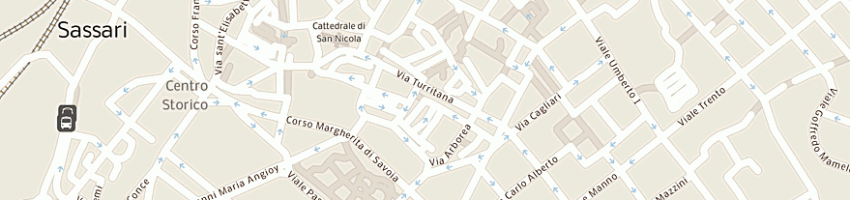 Mappa della impresa plm servizi elettronici di manunta e lancione snc a SASSARI