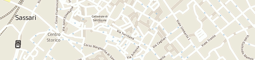 Mappa della impresa felce e mirtillo di consolo filomena e marongiu lorena maria sas a SASSARI