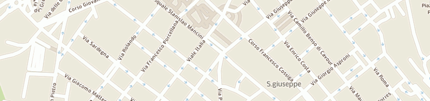 Mappa della impresa solinas giancarlo a SASSARI