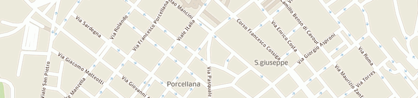 Mappa della impresa epcot dei fratelli loriga sas a SASSARI