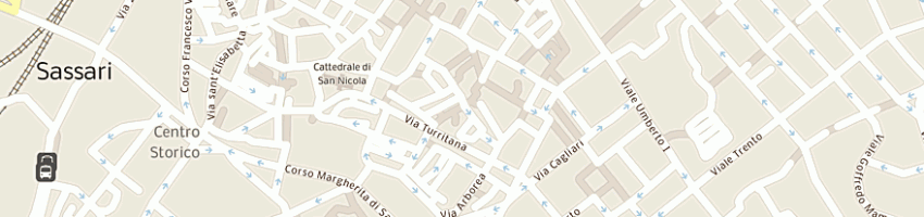Mappa della impresa panetterie cesaraccio antonio snc a SASSARI