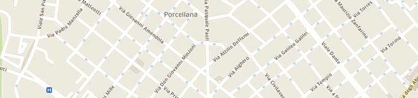 Mappa della impresa autoscuola am a SASSARI