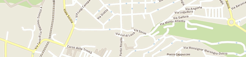 Mappa della impresa pizzeria il delfino 2 susanna a SASSARI
