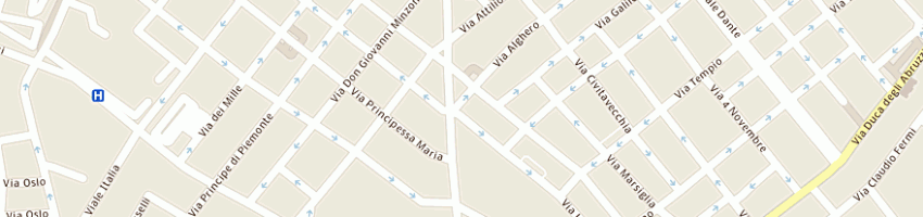 Mappa della impresa tomafin a SASSARI