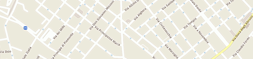 Mappa della impresa solinas antonello a SASSARI