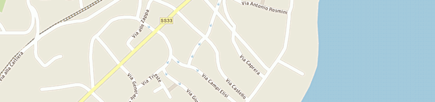 Mappa della impresa quattro g srl a LESA