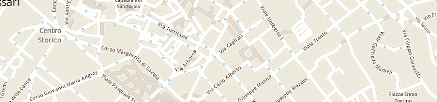 Mappa della impresa global service snc di d angelo rosario e c a SASSARI
