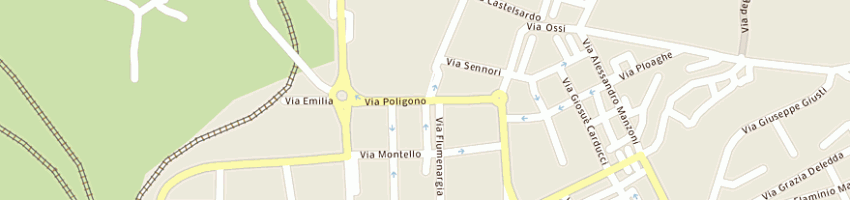 Mappa della impresa brico sife di poddighe chiara e c sas a SASSARI
