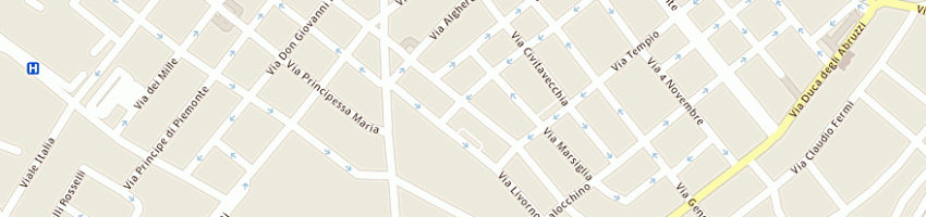 Mappa della impresa la casa della chiave a SASSARI