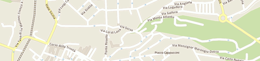 Mappa della impresa assistenza turismo cooperativa societa' cooperativa arl a SASSARI