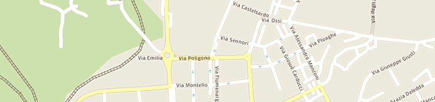Mappa della impresa scuole elementari san giovanni bosco a SASSARI