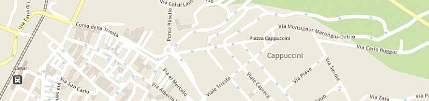 Mappa della impresa gavini gavino giampaolo a SASSARI