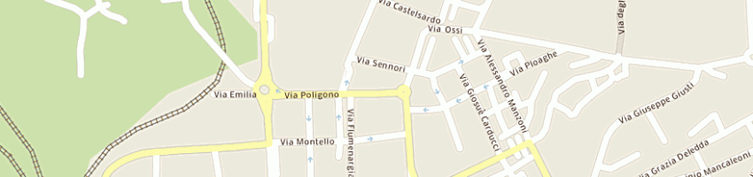 Mappa della impresa tedde loredana a SASSARI