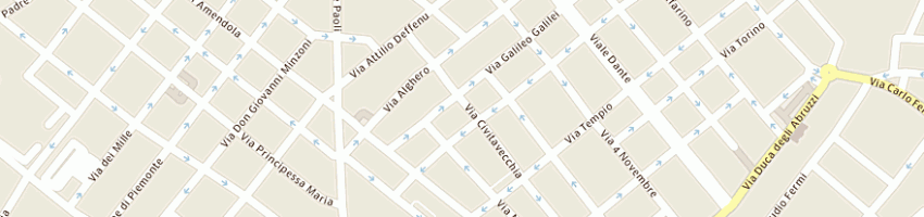 Mappa della impresa tilocca antonio a SASSARI