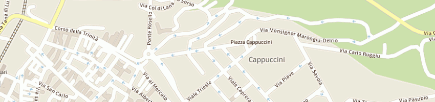 Mappa della impresa meledina gesuino antonio a SASSARI