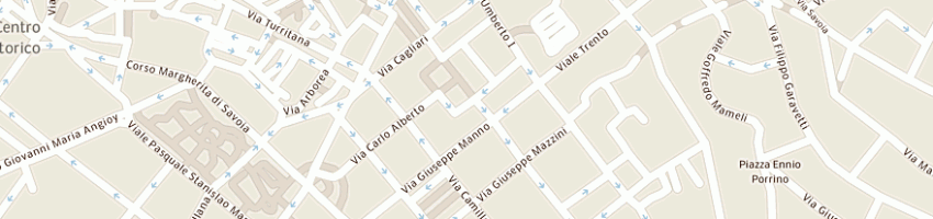 Mappa della impresa autoforniture a SASSARI