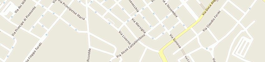 Mappa della impresa autoservizi italia srl a SASSARI