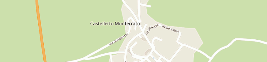 Mappa della impresa arpe gianfranco a CASTELLETTO MONFERRATO