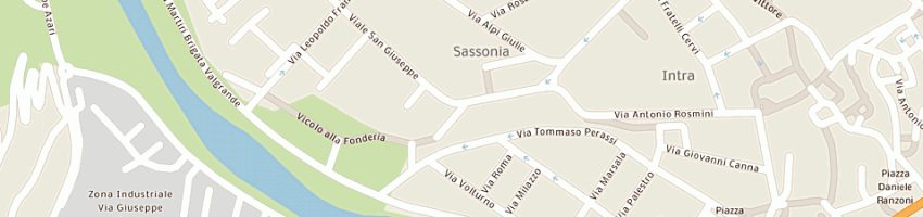 Mappa della impresa architetto stefano bonazzi a VERBANIA