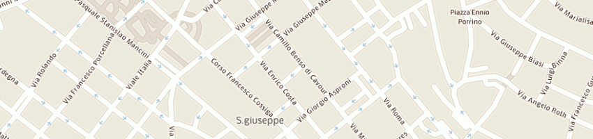 Mappa della impresa ristorante il cenacolo a SASSARI
