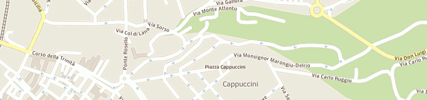 Mappa della impresa radio tv sardegna international srl a SASSARI