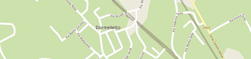 Mappa della impresa ninfa di forni fabrizio a DORMELLETTO