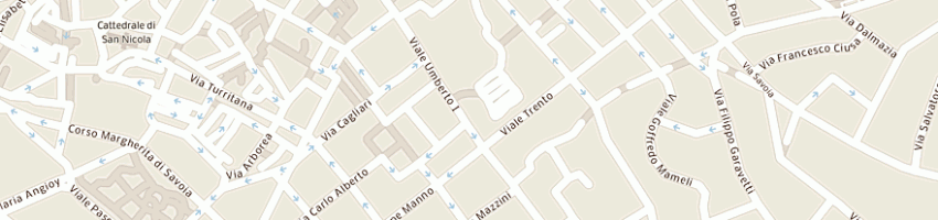 Mappa della impresa galleri salvatore a SASSARI