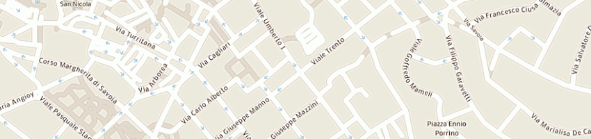 Mappa della impresa vodafone one a SASSARI