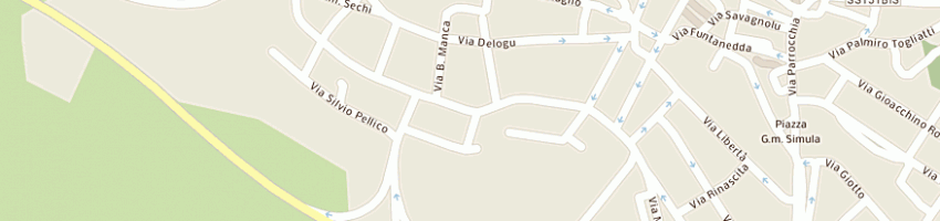 Mappa della impresa antoni sas di mauro antoni e c a ITTIRI
